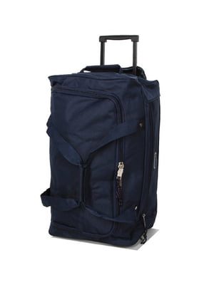 Мала темно-синя дорожня сумка на колесах (52 см) | 6768079
