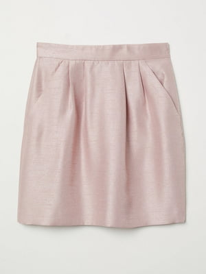 Светло-розовая короткая юбка | 6774084