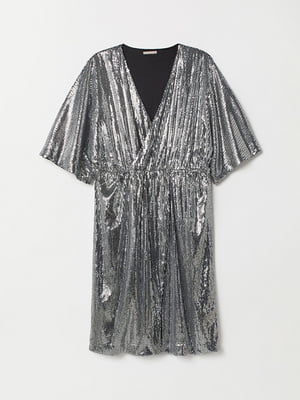 Сукня вечірня сріблястого кольору | 5952913