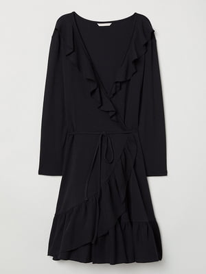 Платье А-силуэта черное | 5990417