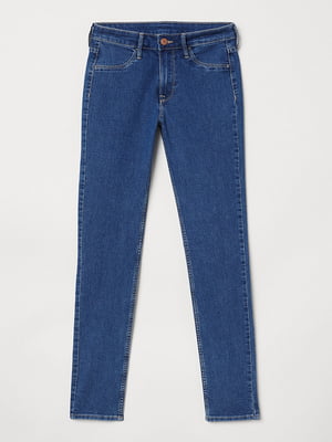 Укорочені темно-блакитні джинси | 6774413