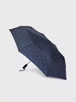 Синий зонт с принтом | 6775618