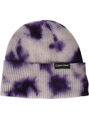 Фіолетова в'язана шапка | 6775681
