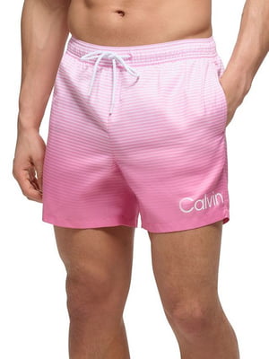 Розовые шорты для плавания укороченные | 6775684