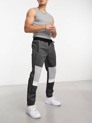 Сірі спортивні штани-джогери | 6775739