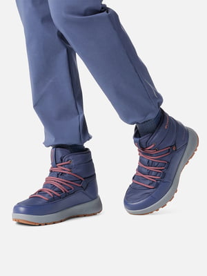 Синие ботинки на шнуровке | 6775907