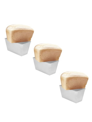 Набір із 3 форм хлібних для випічки "соціального" хліба цеглинки (22х11х11.5 см) | 6776400