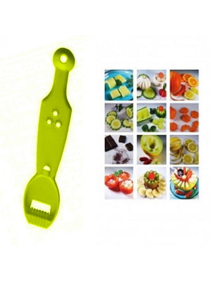 Кулінарний ніж для карвінгу та декоративного нарізання фруктів та овочів для прикрашання столу (18 см) | 6776515