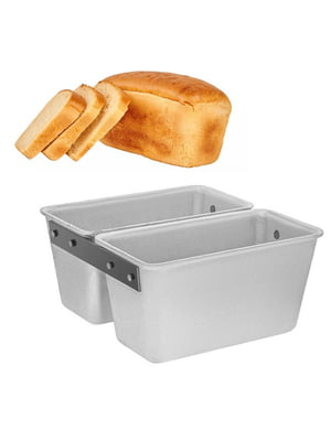 Форма подвійна хлібна для випікання стандартного "соціального" хліба | 6776559