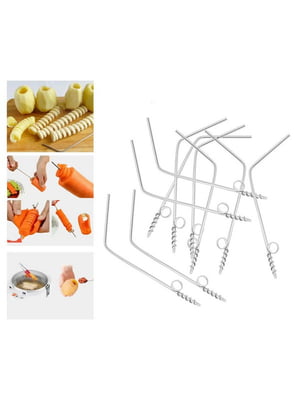 Комплект ножів для карвінгу і фарширування овочів, картоплі, кабачків, моркви 25 см (10 штук) | 6777070