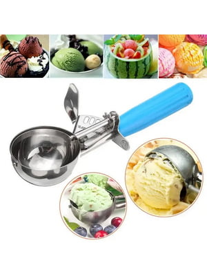 Ложка для морозива, бісквітного тіста, замороженого йогурту з вибором розміру кульки (23 см) | 6777235