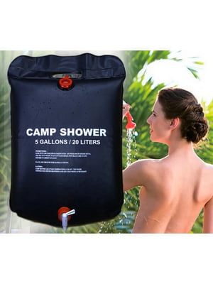 Похідний мобільний літній компактний туристичний душ для дачі авто кемпінгу | 6777304