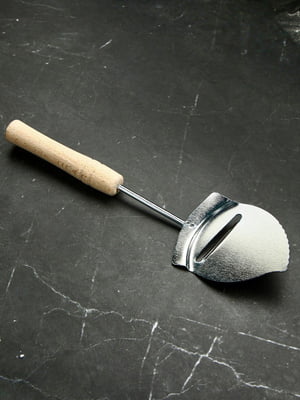 Ніж-лопатка для сиру з дерев'яною ручкою (26 см) | 6777481