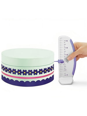 Лінійка пластикова кондитерська з поділками для розмітки торта (16 см) | 6777535