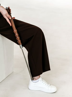 Ріжок для взуття з дерев'яною ручкою (68 см) | 6777694