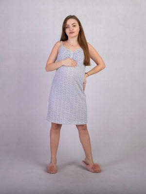 Сіра нічна сорочка для вагітних  | 6780279