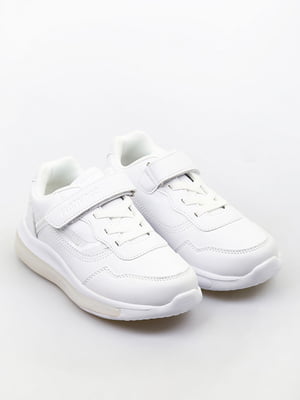 Кросівки білі на липучках | 6781311