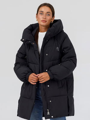 Зимова куртка-зефірка чорного кольору | 6781598