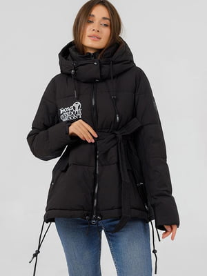 Чорна зимова куртка | 6781733