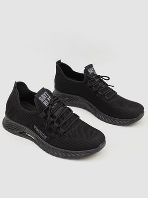 Чорні кросівки на шнурівці | 6759410