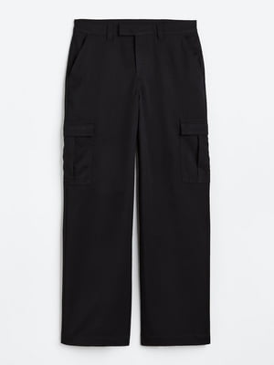 Черные прямые брюки | 6782331