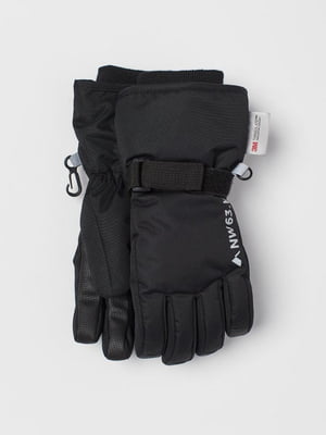 Черные лыжные перчатки | 6782543