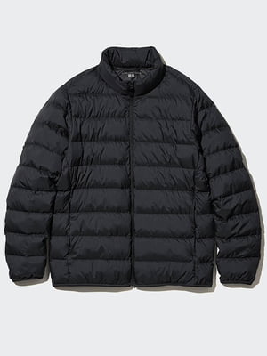 Стьобана чорна куртка з водовідштовхувальним покриттям | 6789231