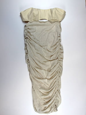 Драпірована сукня-бюстьє з вирізами | 6329088