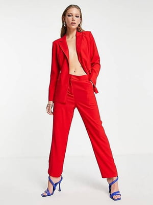 Прямі червоні брюки | 6790259