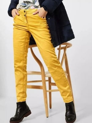 Жовті джинси на низькій посадці | 6790336