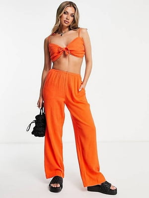 Легкі помаранчеві брюки | 6790911