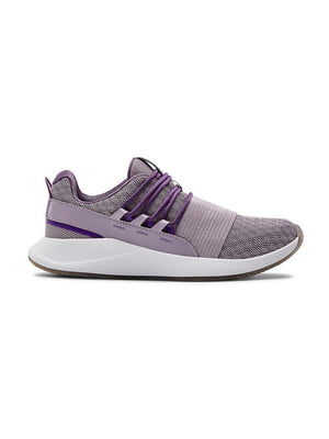 Фіолетові спортивні кросівки на шнурівці з щільною підошвою | 6791198