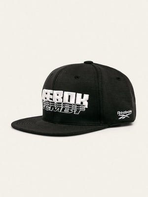 Чорна кепка з вишивкою Reebok Combat 6 | 6791279