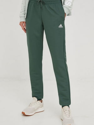 Зелені спортивні штани з кишенями | 6791481