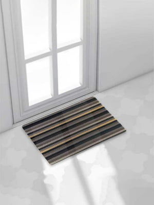 Різнокольоровий дверний килимок з петлевою щетиною для внутрішнього та зовнішнього входу (40 x 60 см) | 6792921