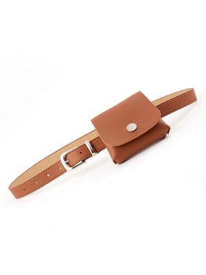 Класичний коричневий пояс-гаманець | 6795593