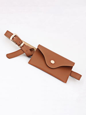 Класичний коричневий пояс-гаманець | 6795615