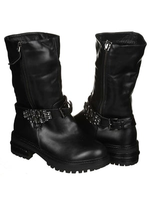 Черные зимние ботинки | 6795788