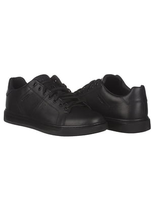Черные кожаные кроссовки | 6795850