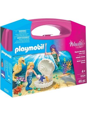 Ігровий набір Magical Mermaids Carry Case; with Hair Clips & Accessories валізка з лялечками та аксесуарами | 6795908