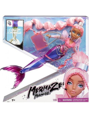 Лялечка-русалонька Mermaidz Doll змінює колір - Harmonique рожева | 6795957