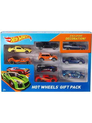 Колекційний набір моделей автомобілів Hot Wheels 9 Car Pack Assortment (9 шт.) | 6796091