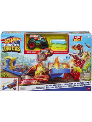 Ігровий набір Hot Wheels Monster Trucks Blast Station Playse “Пригоди на станції” | 6796096