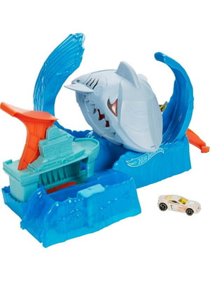 Ігровий набір “Hot Wheels City Color Changing Robot Shark Play” Голодна Акула-робот | 6796114