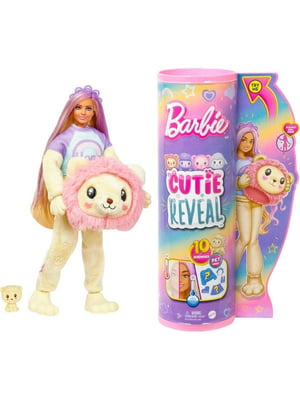 Лялька Barbie Cutie Reveal з жовтим волоссям і в костюмі лева | 6796127