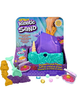 Кінетичний пісок Kinetic Sand Mermaid Crystal Playset Русалка Кристал | 6796131