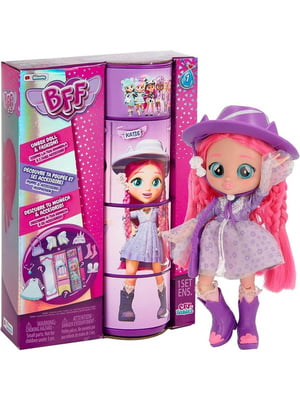 Лялька Cry Babies BFF Katie Fashion Doll “Кеті” з рожевим волоссям | 6796138