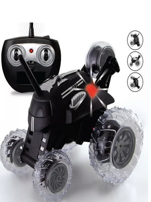 Машинка-перевертень Toy RC Car Monster Monster Spinning Саг на радіокеруванні чорна | 6796158