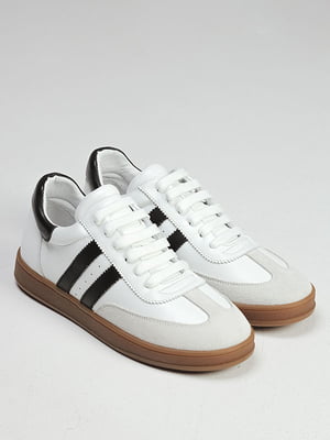 Белые кожаные кроссовки | 6796526