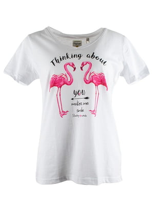 Жіноча футболка фламінго Roadsing 1985 | 6784688